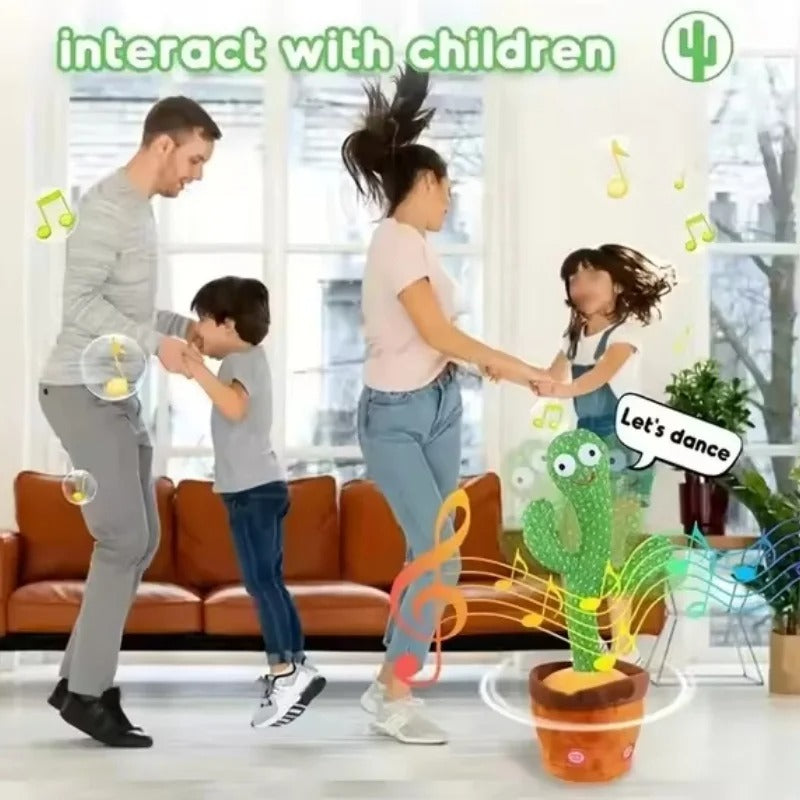 1 Piece -Talking And Dancing Cactus Toy For Baby Boys And Girl