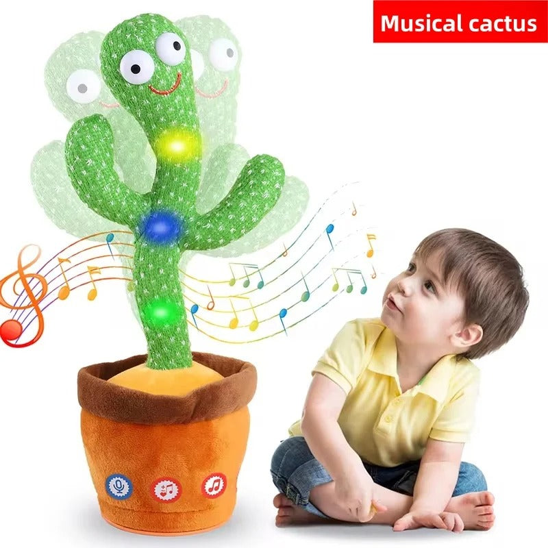 1 Piece -Talking And Dancing Cactus Toy For Baby Boys And Girl