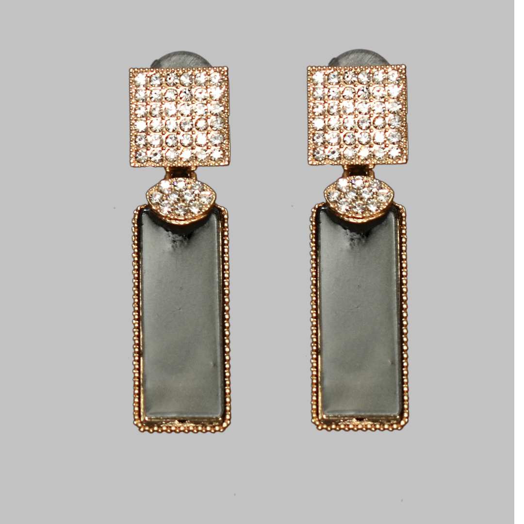 Square Drop Earrings