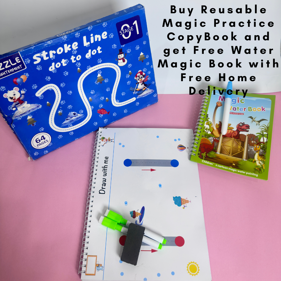 Reusable magic practice copybook