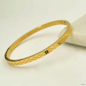 Red & Green Stainless Steel Bracelet