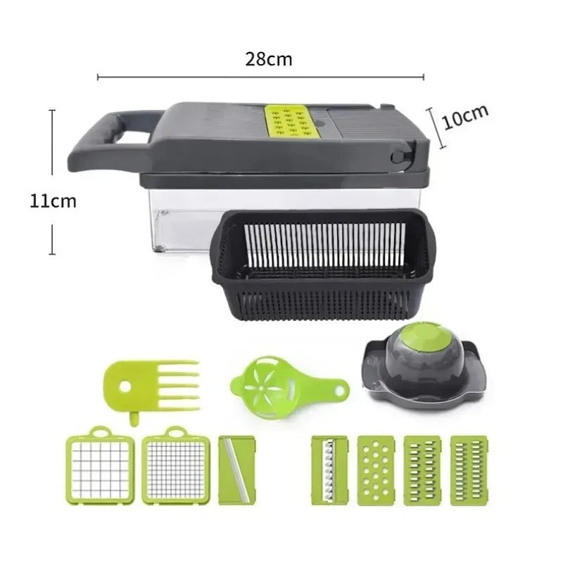 14/16 in 1 Multifunctional Vegetable Chopper Handle - Image 6