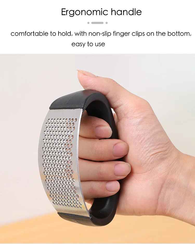 Stainless Steel Manual Garlic Press Crusher - Image 16